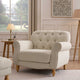 Hebden Armchair - Cream Linen - DUSK