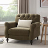 Hebden Armchair - Olive Green - DUSK