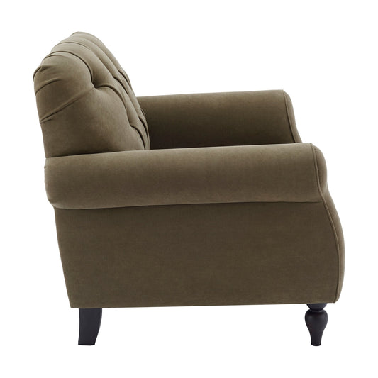 Hebden Armchair - Olive Green - DUSK