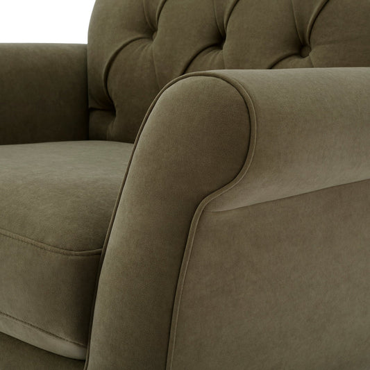Hebden Armchair - Olive Green - DUSK