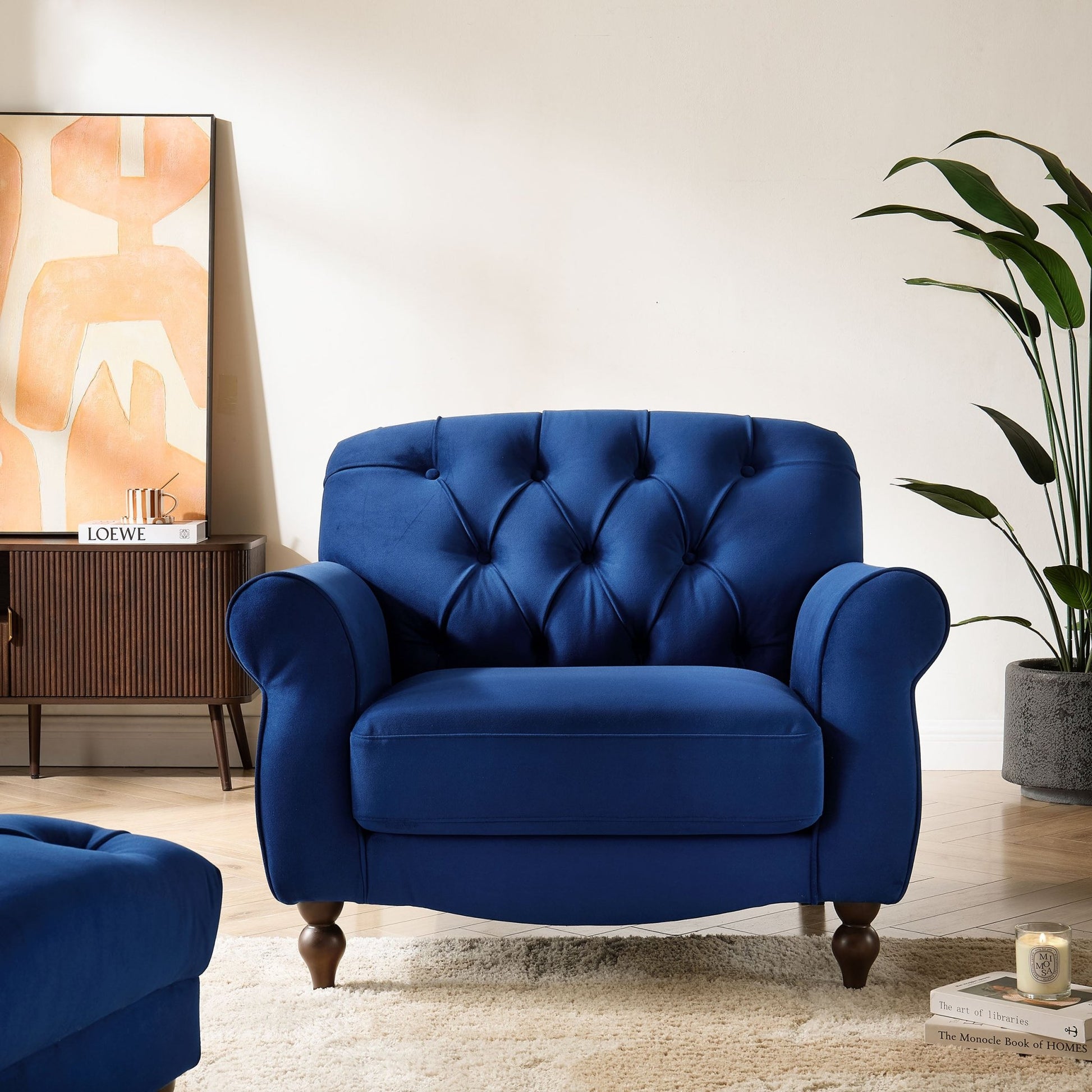 Hebden Armchair - Royal Blue - DUSK