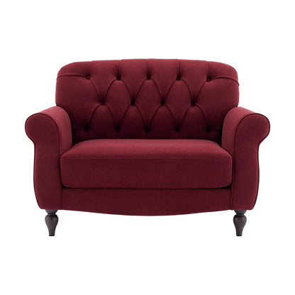 Hebden Loveseat - Berry - DUSK