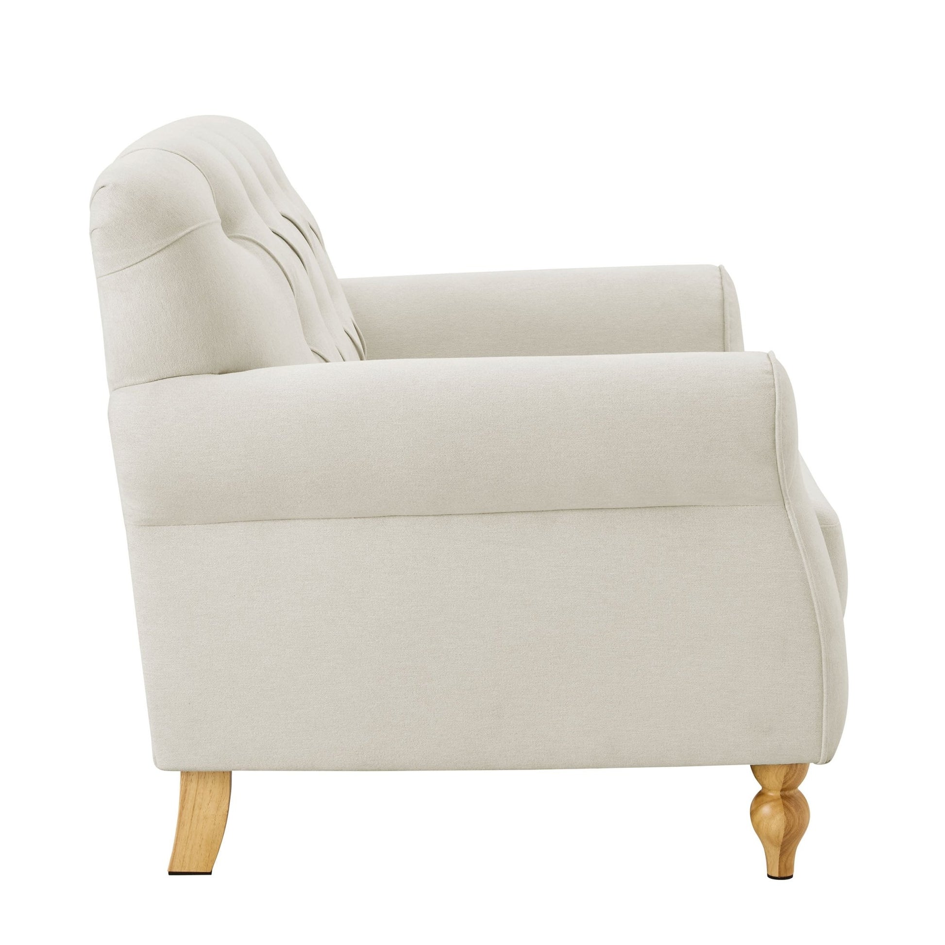 Hebden Loveseat - Cream Linen - DUSK