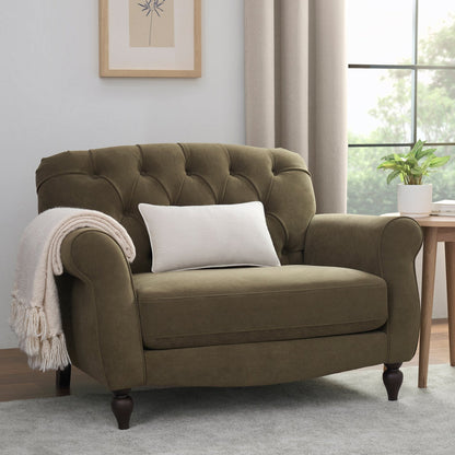 Hebden Loveseat - Olive Green - DUSK