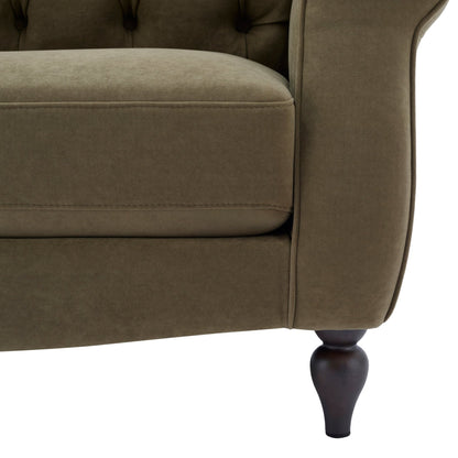 Hebden Loveseat - Olive Green - DUSK