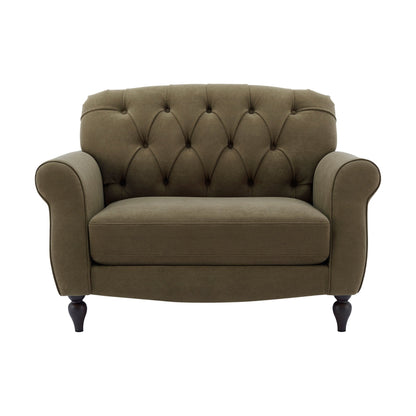 Hebden Loveseat - Olive Green - DUSK