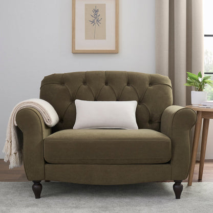 Hebden Loveseat - Olive Green - DUSK
