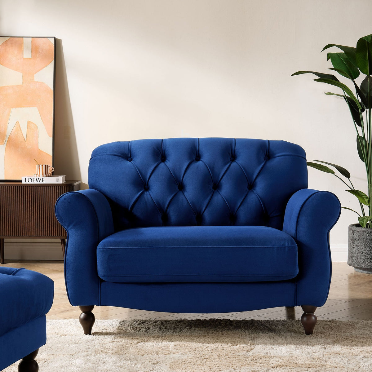 Hebden Loveseat - Royal Blue - DUSK