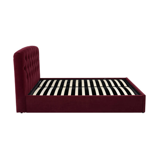 Hebden Ottoman Storage Bed - Berry - DUSK