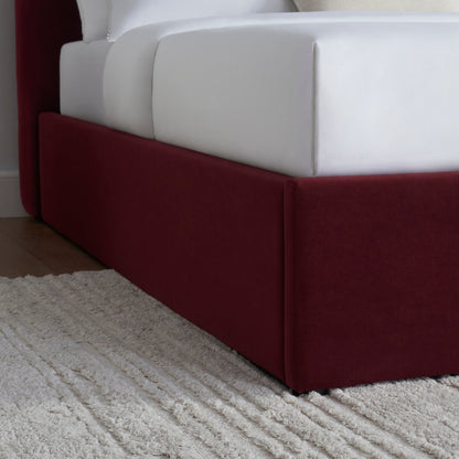 Hebden Ottoman Storage Bed - Berry - DUSK