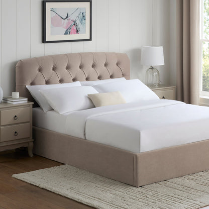 Hebden Ottoman Storage Bed - Sand - DUSK