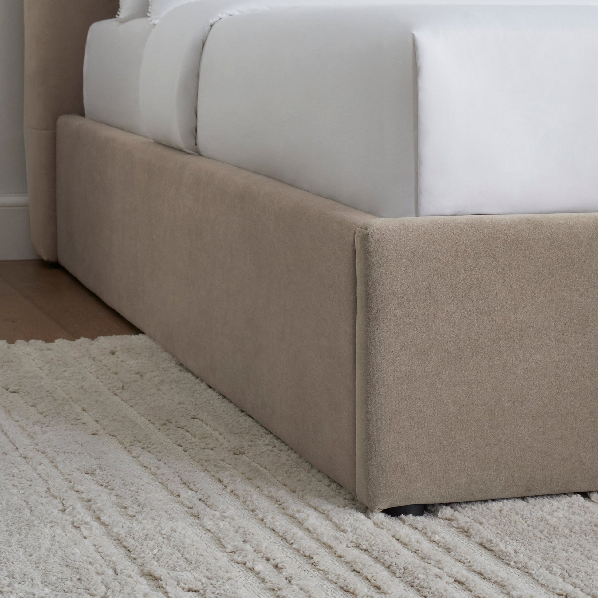 Hebden Ottoman Storage Bed - Sand - DUSK