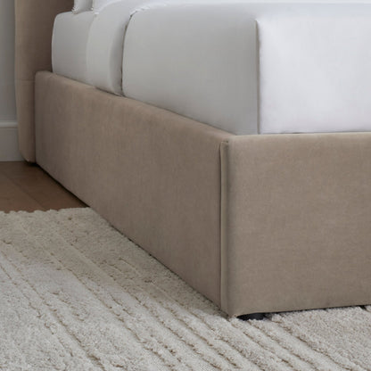 Hebden Ottoman Storage Bed - Sand - DUSK