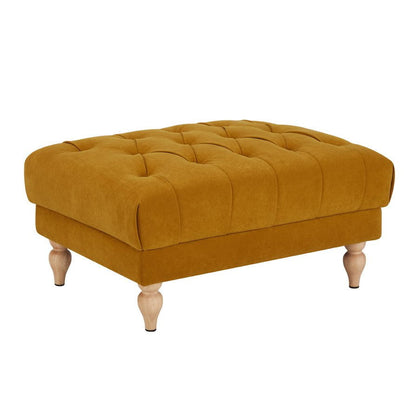 Hebden Pouffe - Mustard - DUSK