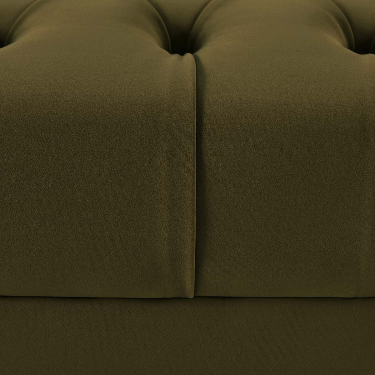 Hebden Pouffe - Muted Moss - DUSK