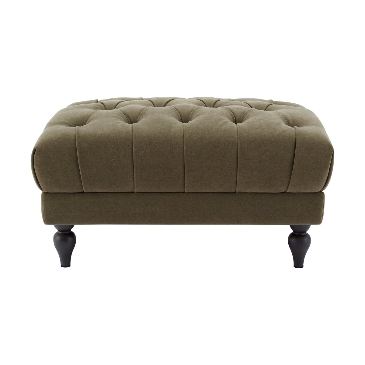 Hebden Pouffe - Olive Green - DUSK