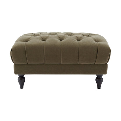 Hebden Pouffe - Olive Green - DUSK