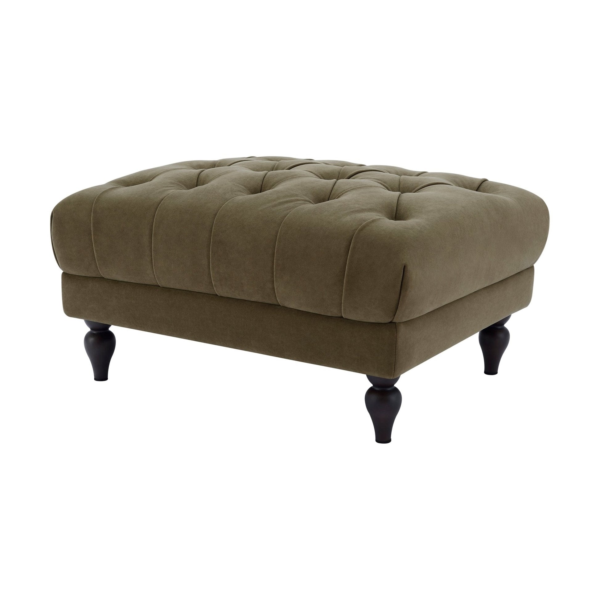 Hebden Pouffe - Olive Green - DUSK