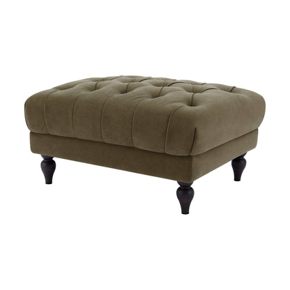 Hebden Pouffe - Olive Green - DUSK