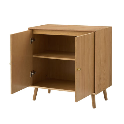 Heidi Oak 2 Door Sideboard - Light Wood - DUSK