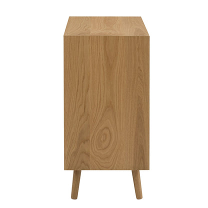 Heidi Oak 2 Door Sideboard - Light Wood - DUSK