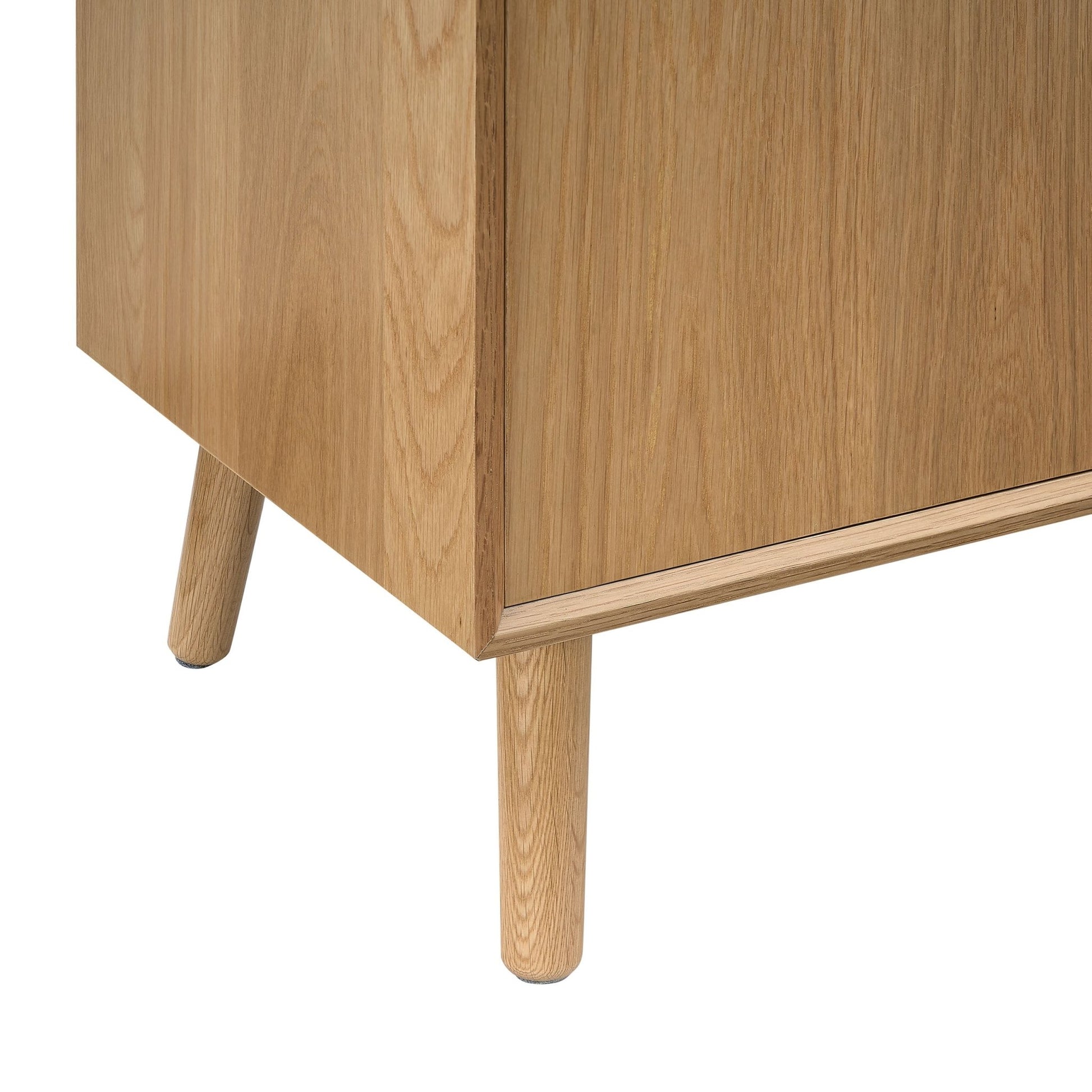 Heidi Oak 2 Door Sideboard - Light Wood - DUSK