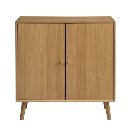 Heidi Oak 2 Door Sideboard - Light Wood - DUSK