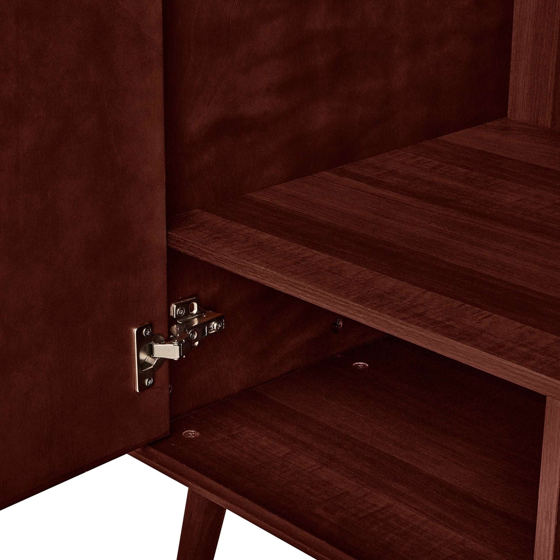 Heidi Oak 2 Door Wardrobe - Cherry Wood - DUSK