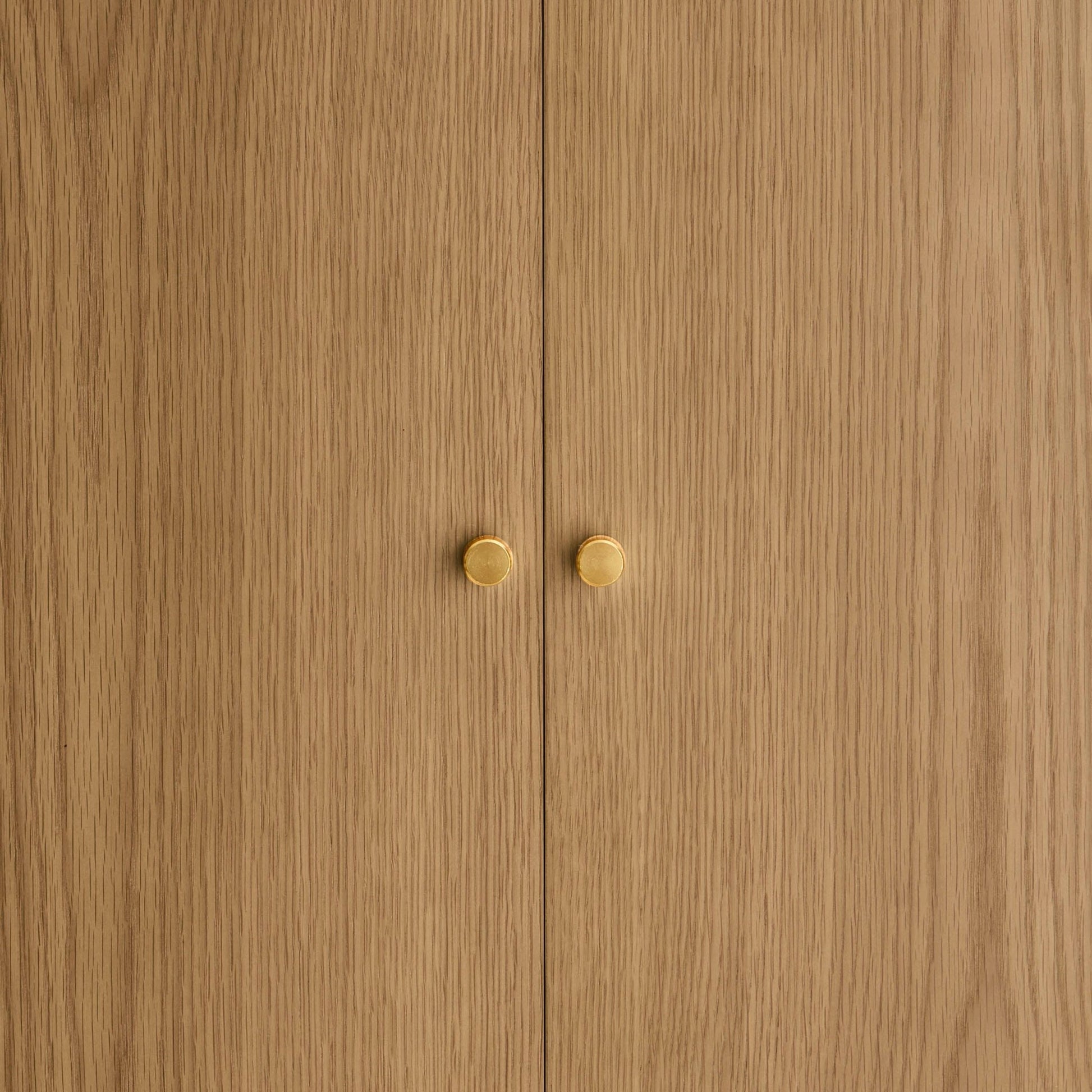 Heidi Oak 2 Door Wardrobe - Light Wood - DUSK