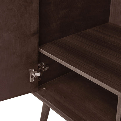 Heidi Oak 2 Door Wardrobe - Walnut - DUSK