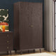 Heidi Oak 2 Door Wardrobe - Walnut - DUSK