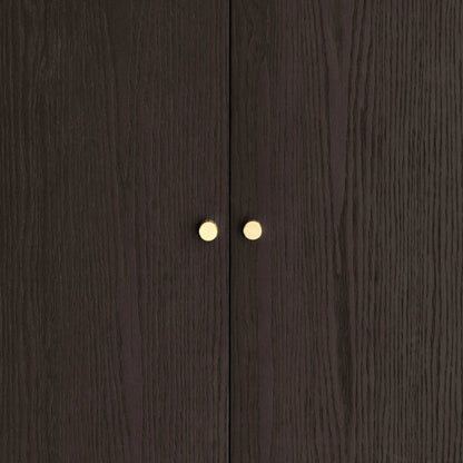 Heidi Oak 2 Door Wardrobe - Walnut - DUSK