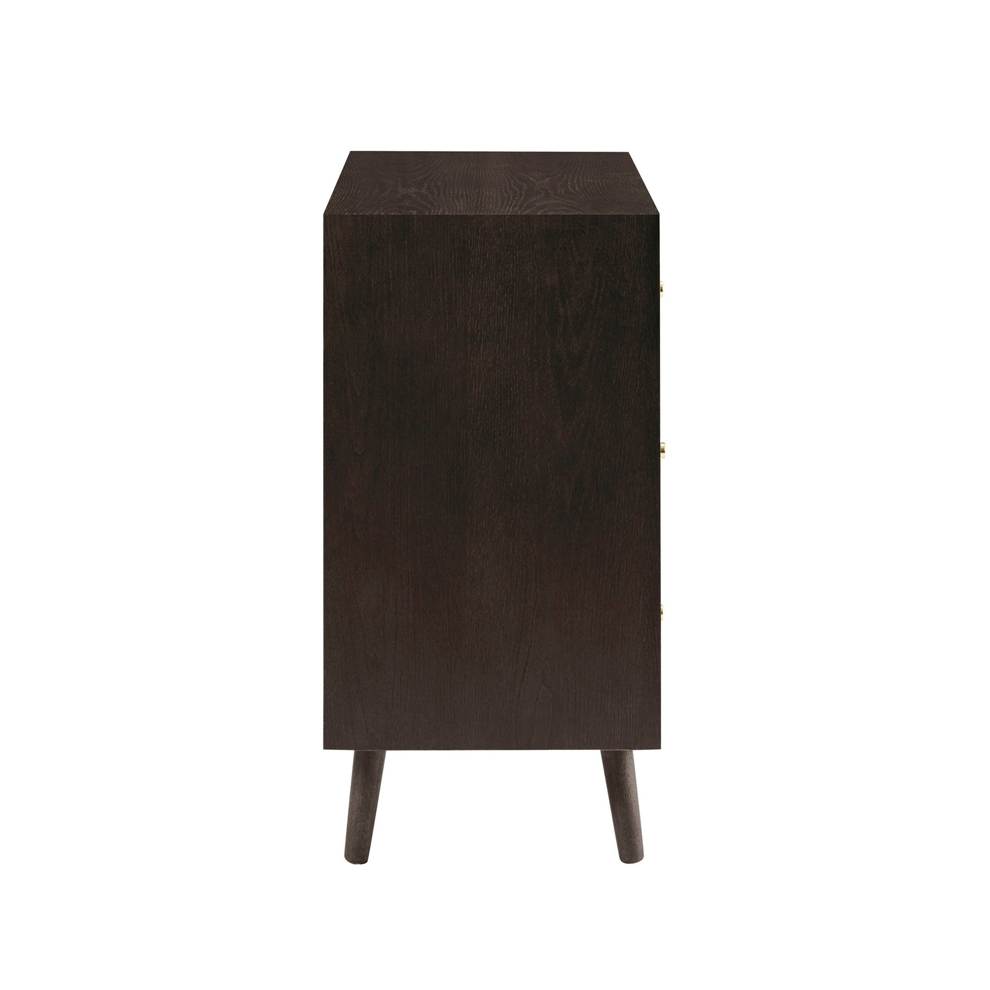 Heidi Oak 3 Drawer Chest - Walnut - DUSK