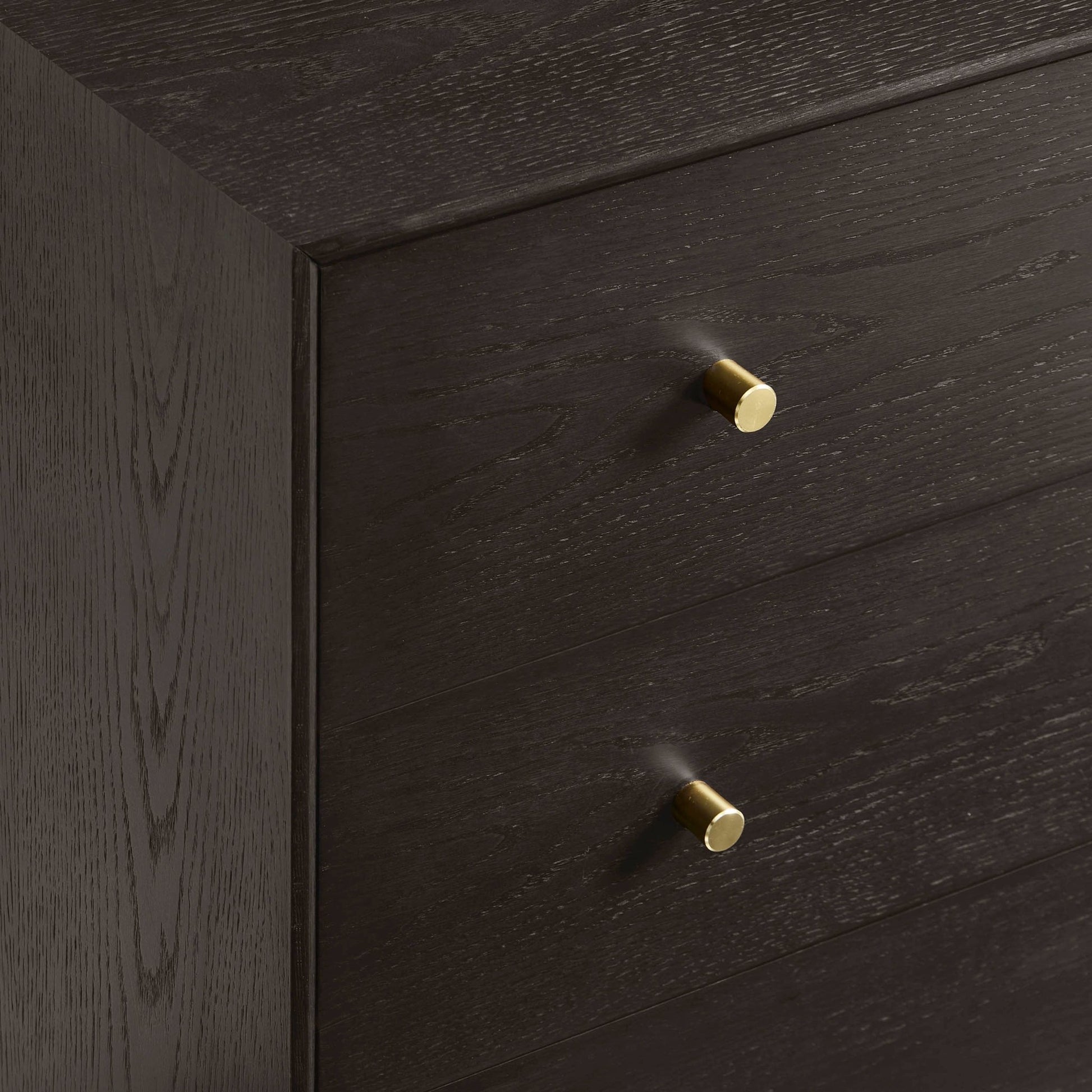 Heidi Oak 3 Drawer Chest - Walnut - DUSK
