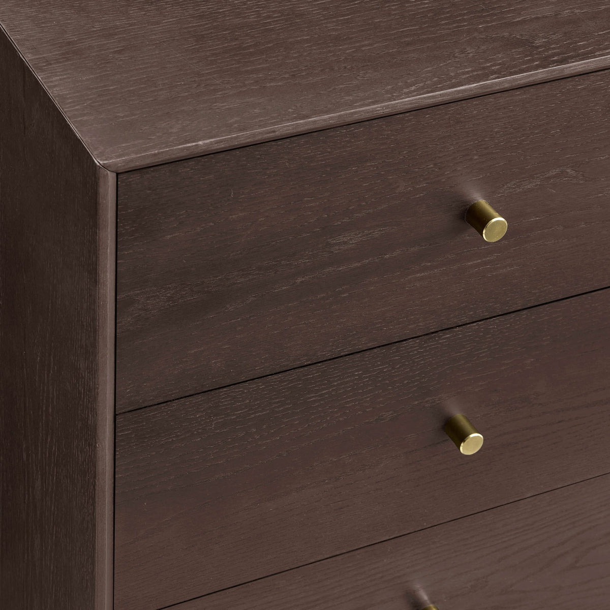 Heidi Oak 6 Drawer Chest - Walnut - DUSK