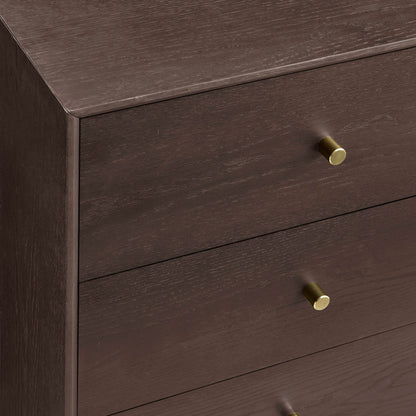 Heidi Oak 6 Drawer Chest - Walnut - DUSK