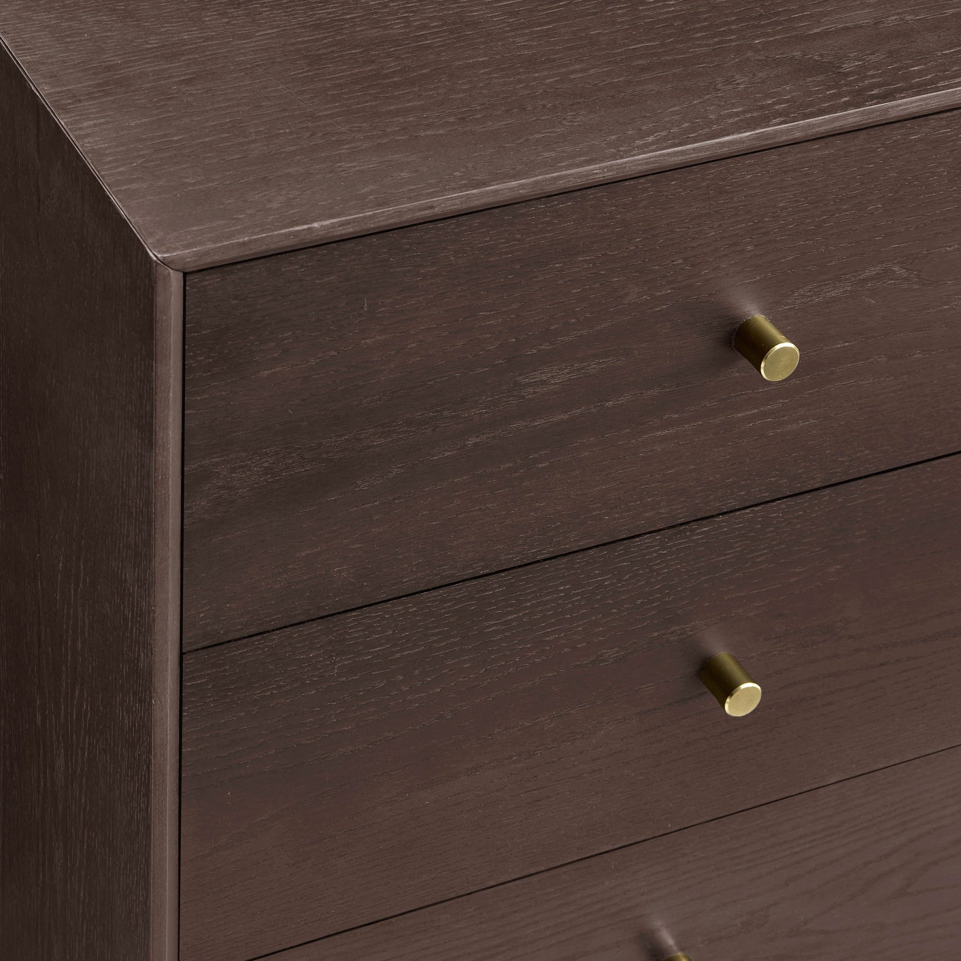 Heidi Oak 6 Drawer Chest - Walnut - DUSK