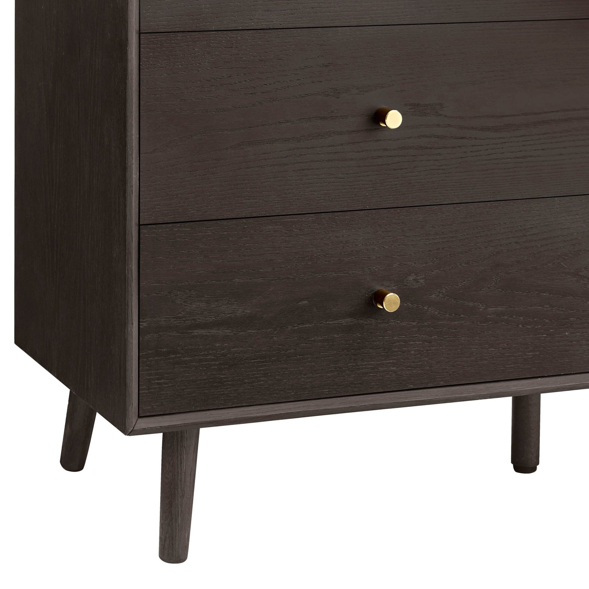 Heidi Oak 6 Drawer Chest - Walnut - DUSK