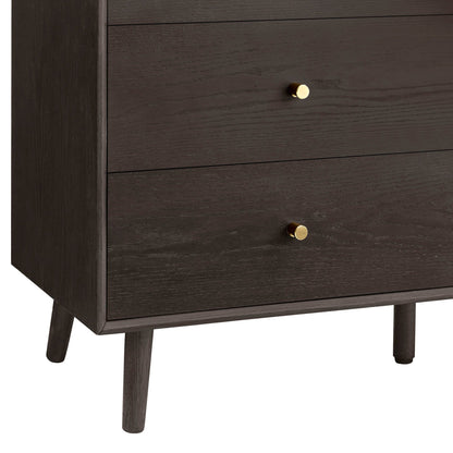 Heidi Oak 6 Drawer Chest - Walnut - DUSK