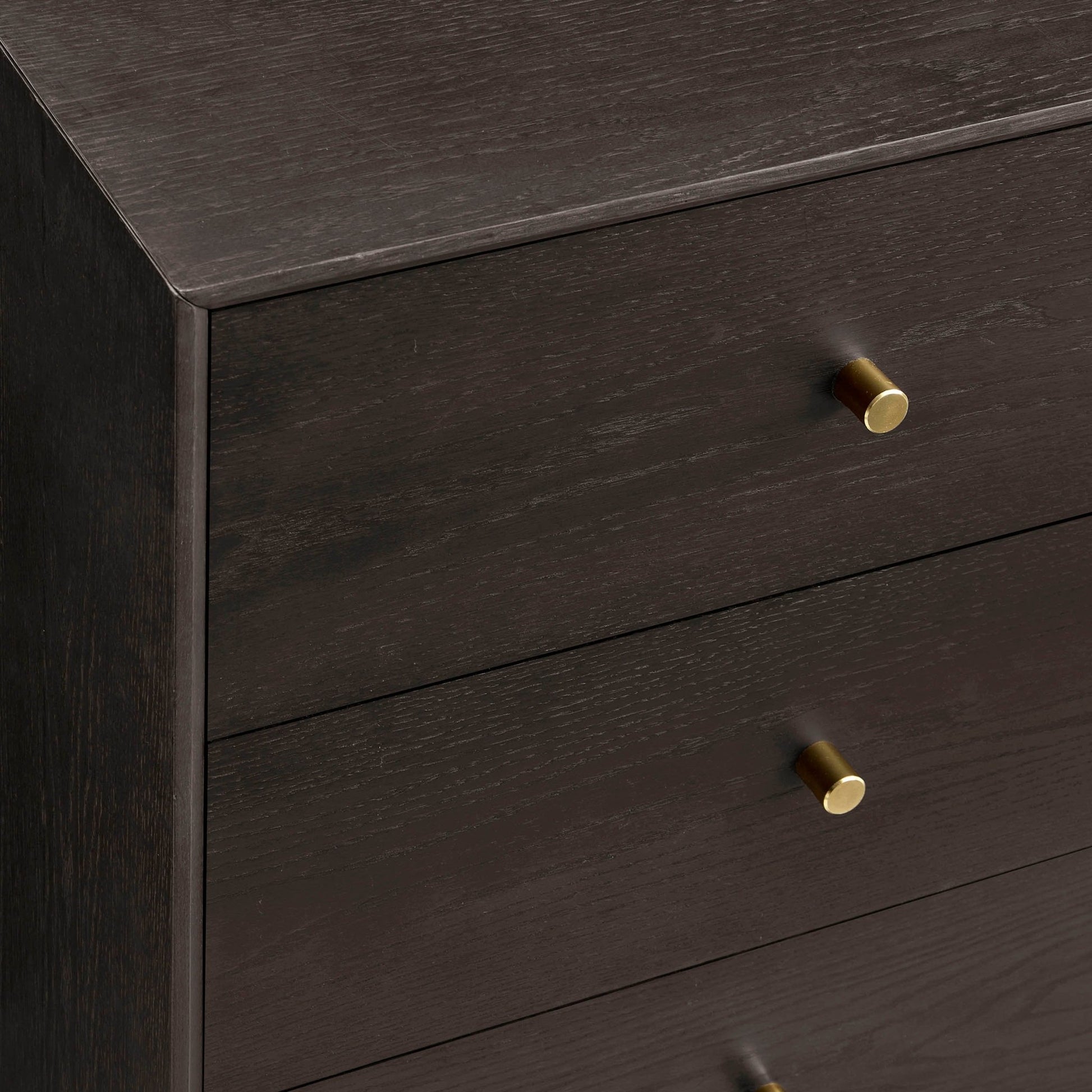 Heidi Oak 6 Drawer Chest - Walnut - DUSK