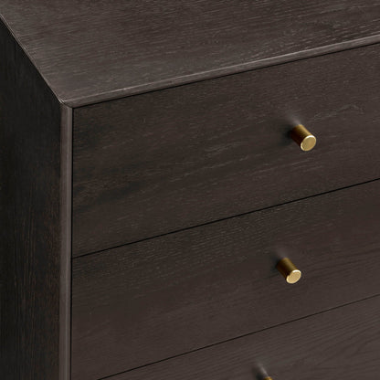 Heidi Oak 6 Drawer Chest - Walnut - DUSK