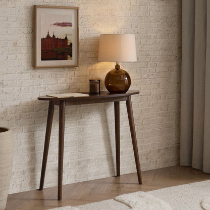 Heidi Oak Console Table - Walnut - DUSK