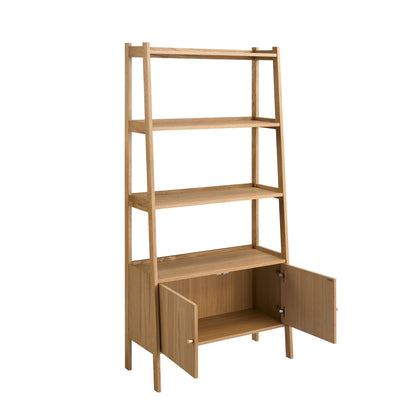 Heidi Oak Display Cabinet - Light Wood - DUSK