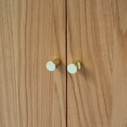 Heidi Oak Display Cabinet - Light Wood - DUSK