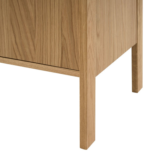 Heidi Oak Display Cabinet - Light Wood - DUSK