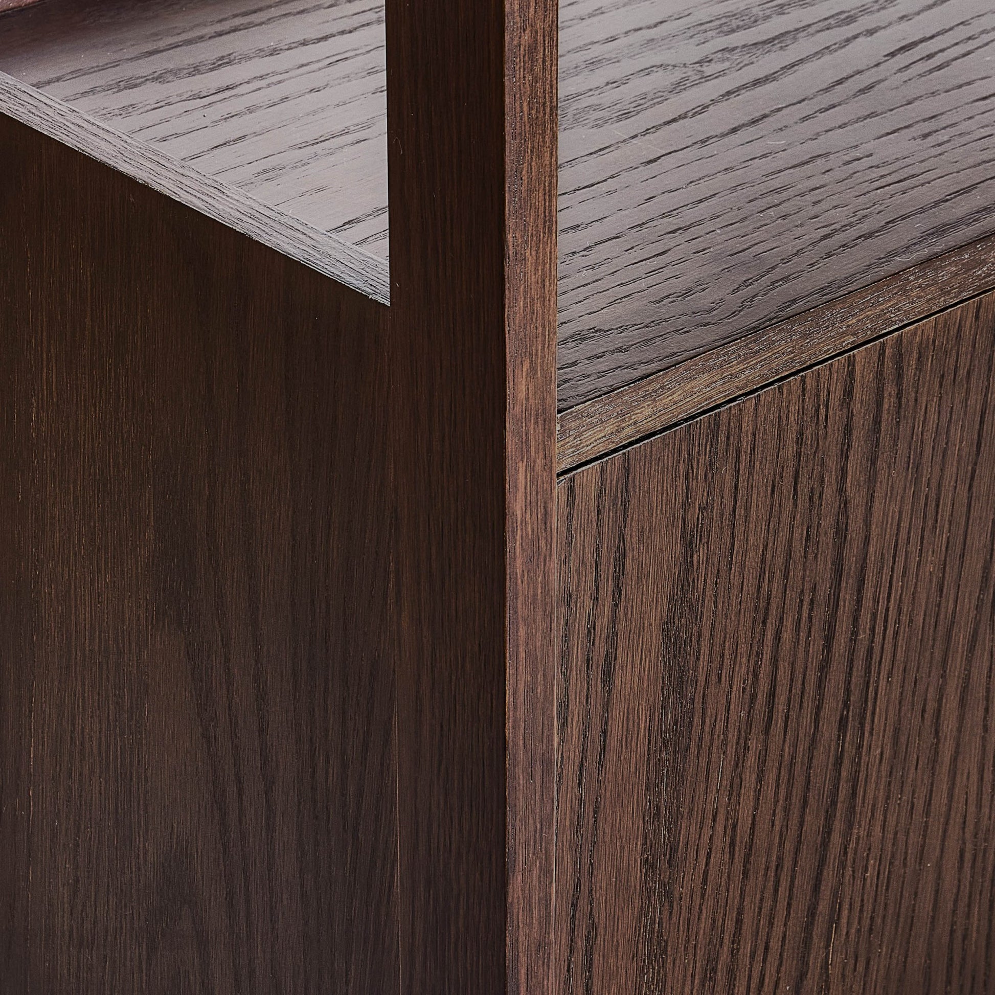 Heidi Oak Display Cabinet - Walnut - DUSK