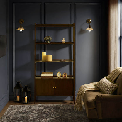 Heidi Oak Display Cabinet - Walnut - DUSK