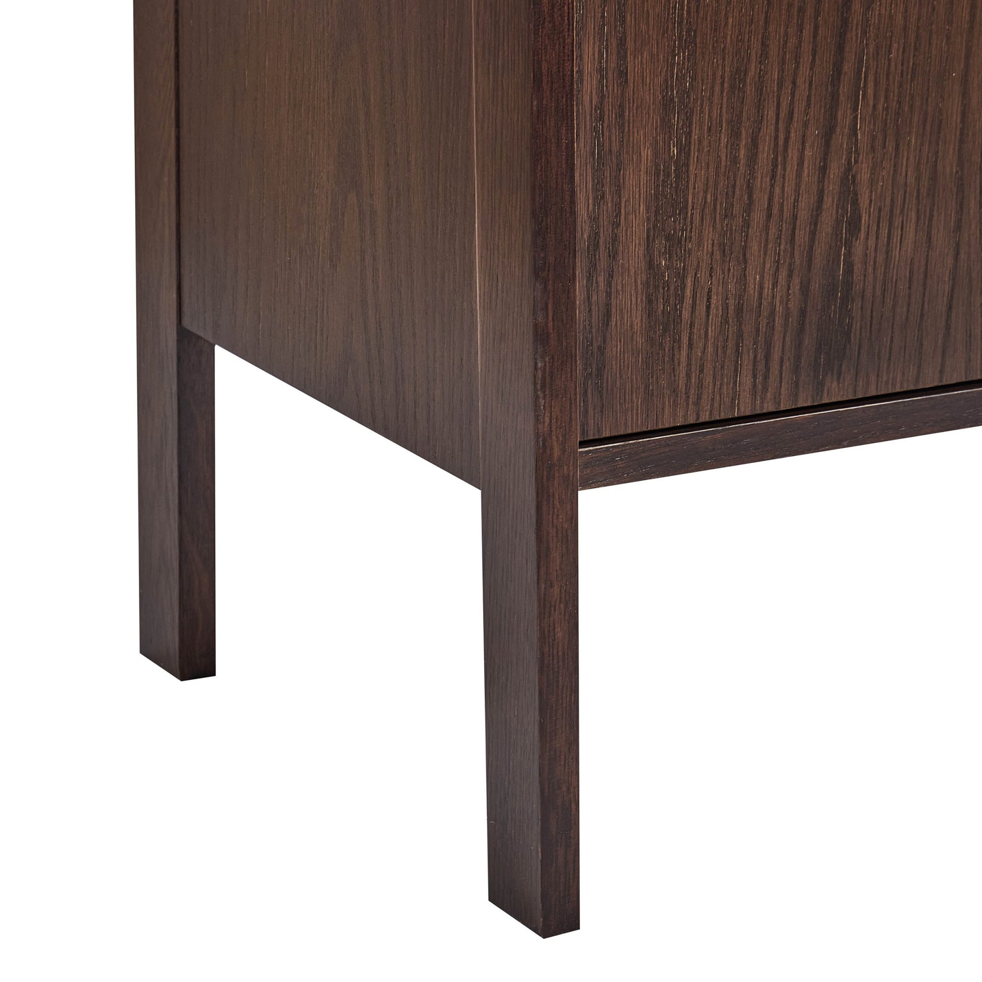 Heidi Oak Display Cabinet - Walnut - DUSK