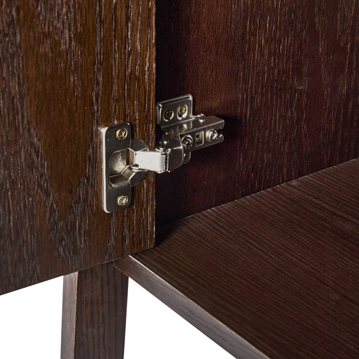Heidi Oak Display Cabinet - Walnut - DUSK