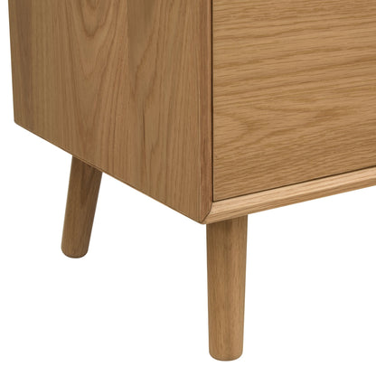 Heidi Oak Tv Unit for TVs up to 60" - Light Wood - DUSK